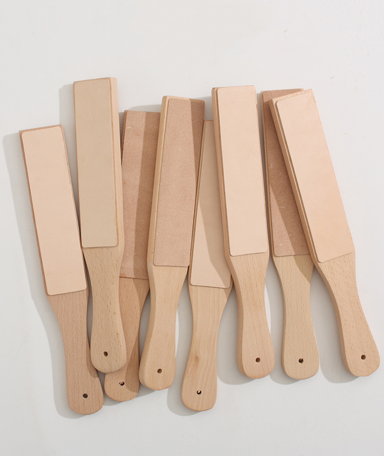 Affûteur de cuir poignée en bois