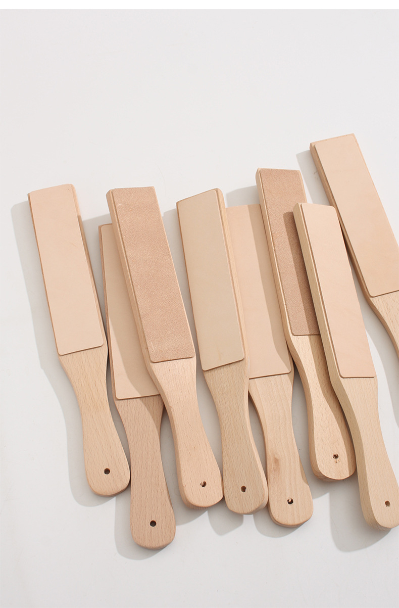 Affûteur de cuir poignée en bois