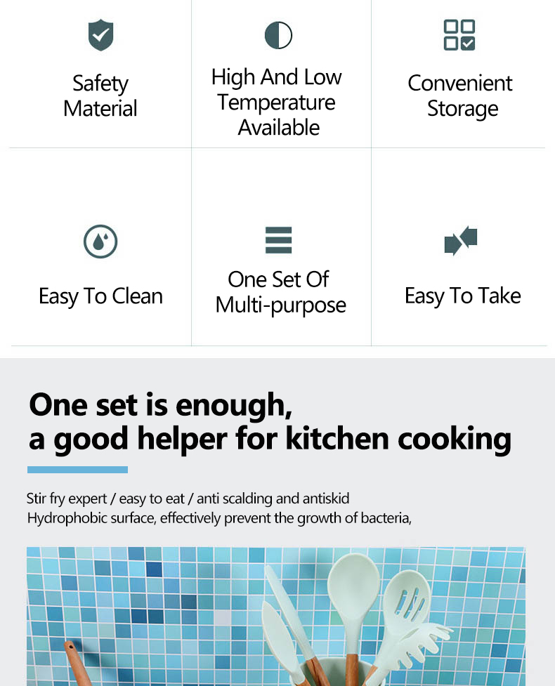 Ensemble d'ustensiles de cuisine