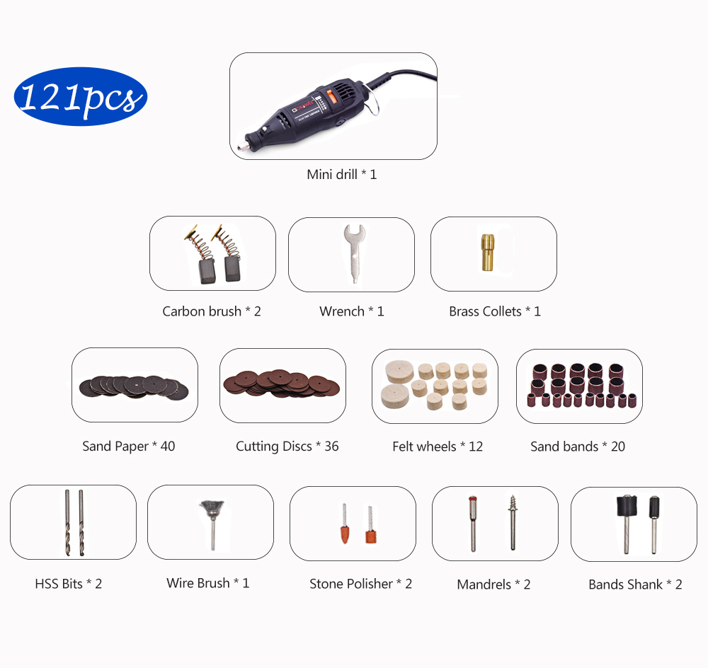 GOXAWEE 110V 220V outils électriques