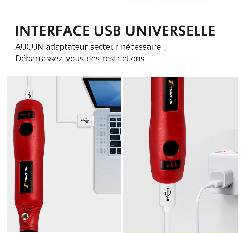 Perceuse électrique sans fil USB