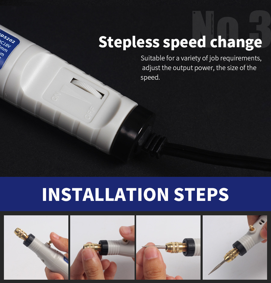 HILDA 18V stylo de gravure Mini perceuse