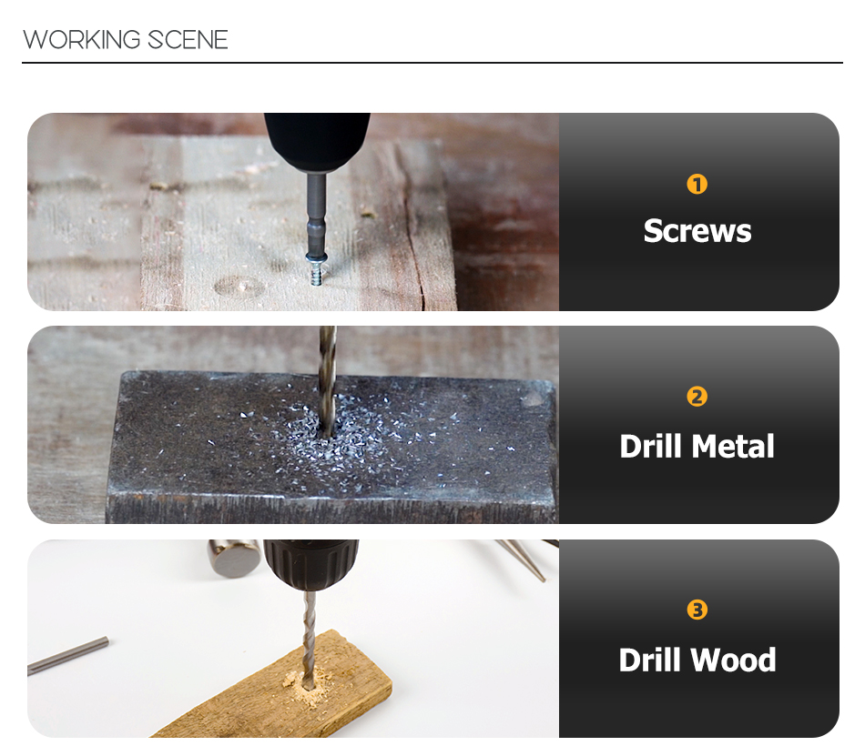 WOSAI perceuse électrique