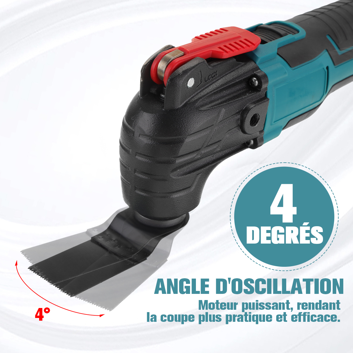 Outil oscillant sans fil rénovateur