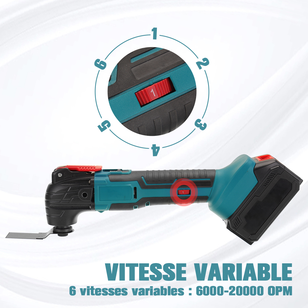 Outil oscillant sans fil rénovateur