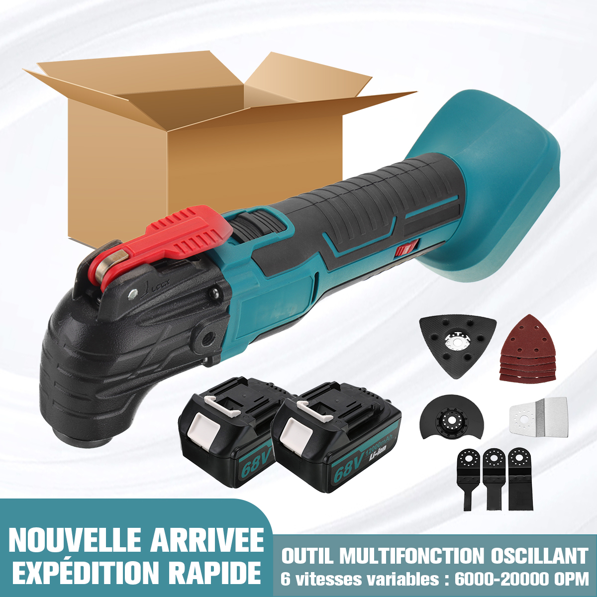 Outil oscillant sans fil rénovateur