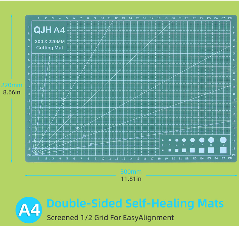 Tapis de découpe en PVC A1/A2/A3/A4