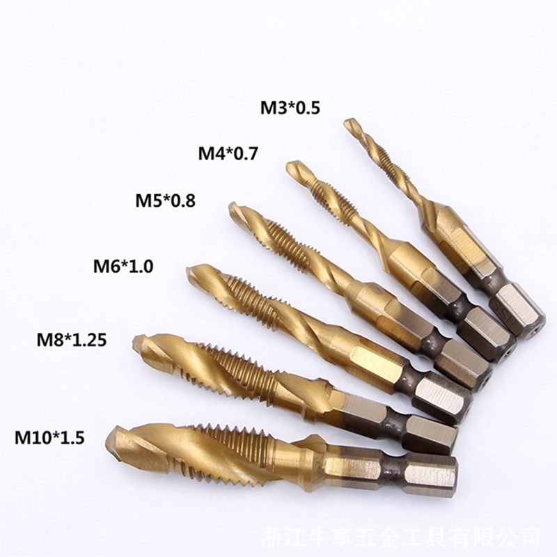 Jeu de forets à tige hexagonale