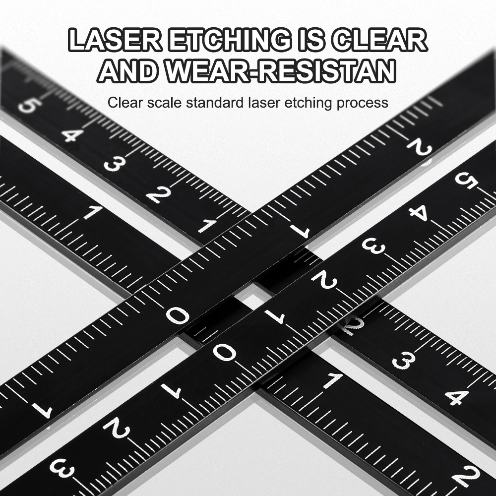 Règle de mesure multi-angle en alliage